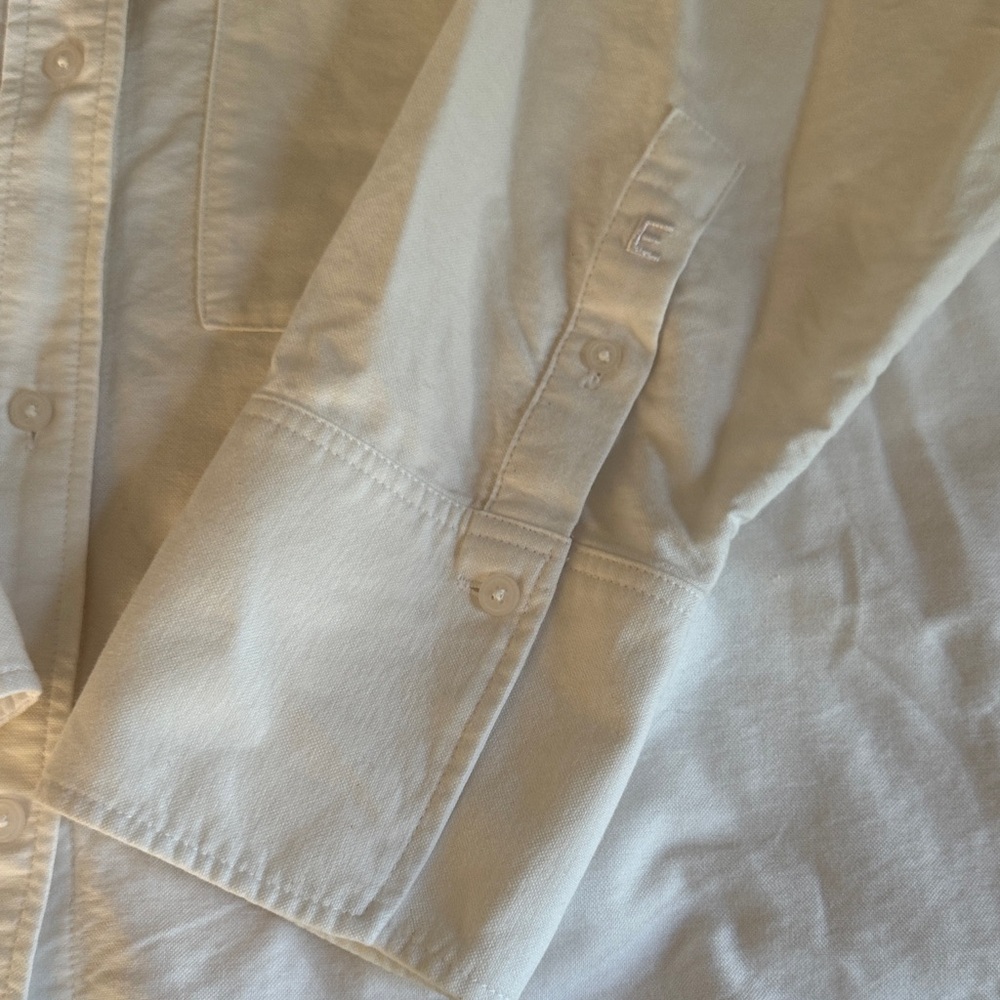 Everlane Organic Cotton Oxford Shirt in White L - Picture 11 of 14